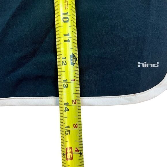 Hind Skort Women Large Black Elastic Waist White Striped Trim Lined Tennis - Picture 3 of 8